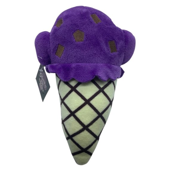 Graeters Ice Cream Chippie Cone Dog Plush Toy Squeaker NEW 7.5" - Picture 2 of 4